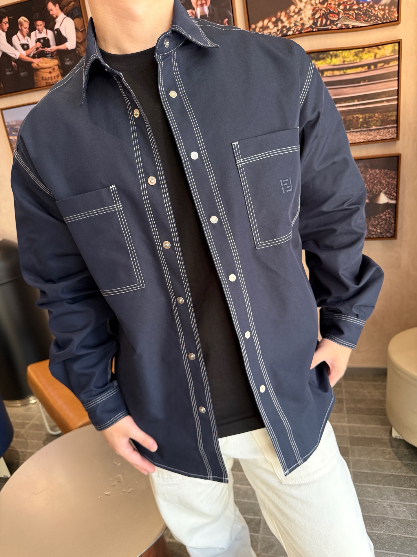[홍콩명품.FENDI] 펜디 2026 남성용 청셔츠 FD849 PD 홍콩명품의류,구매대행,온라인명품